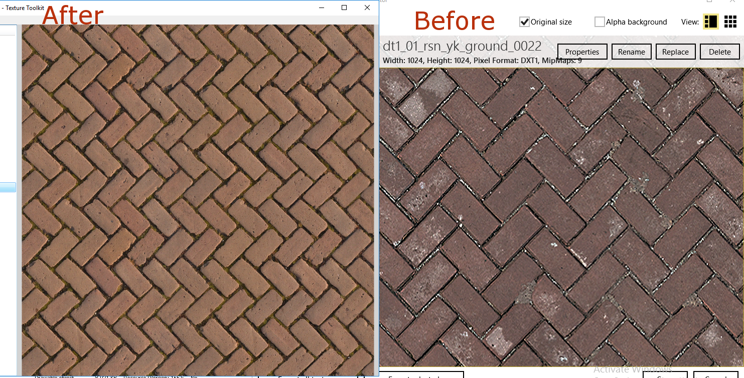 Demo of a Textures mod